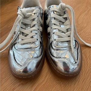 Coolway Silver Mirror Goal Sneakers for Women